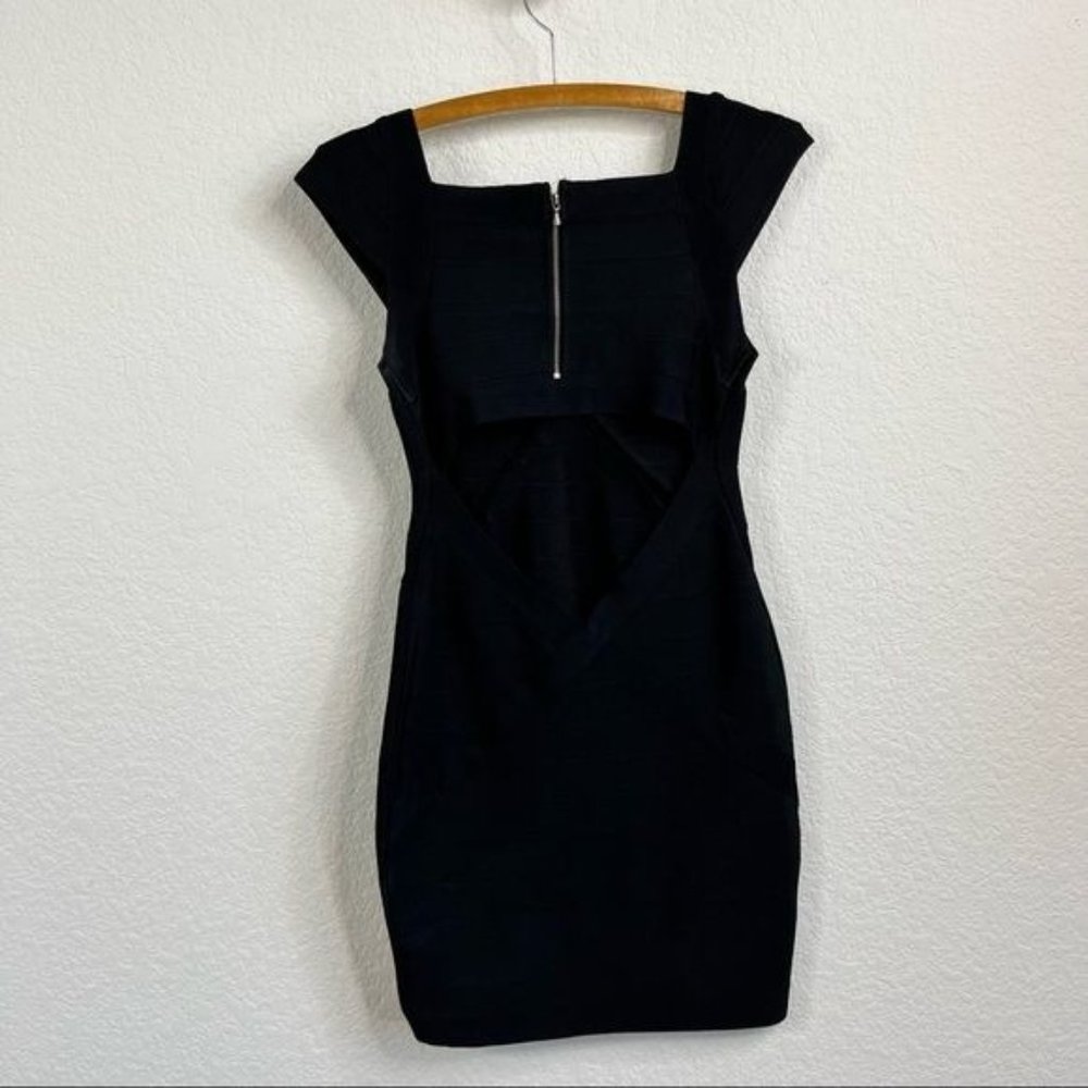 GUESS Marciano Kimberly Cap Sleeve Cutout Bandage Dress - Picture 3 of 7